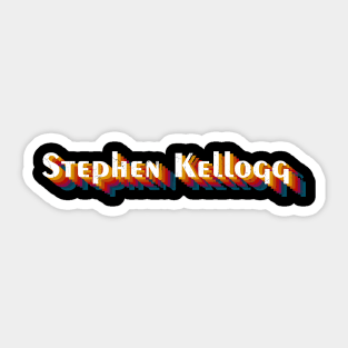 retro vintage Stephen Kellogg Sticker